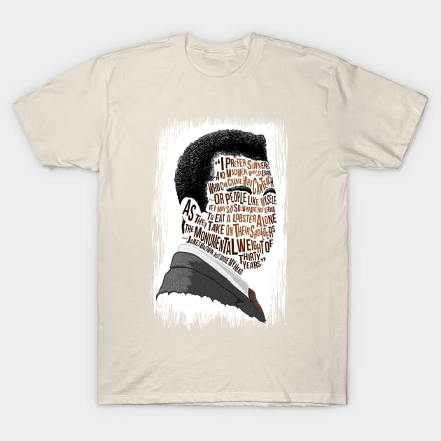 James Baldwin T-Shirt by NateJonesDesign